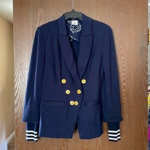 Cabi #5150 Navy Nautical Grand Slam Blazer Jacket
